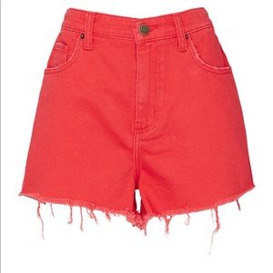 Lee red denim shirts sz 31